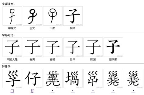 子的繁体字|子的繁体字